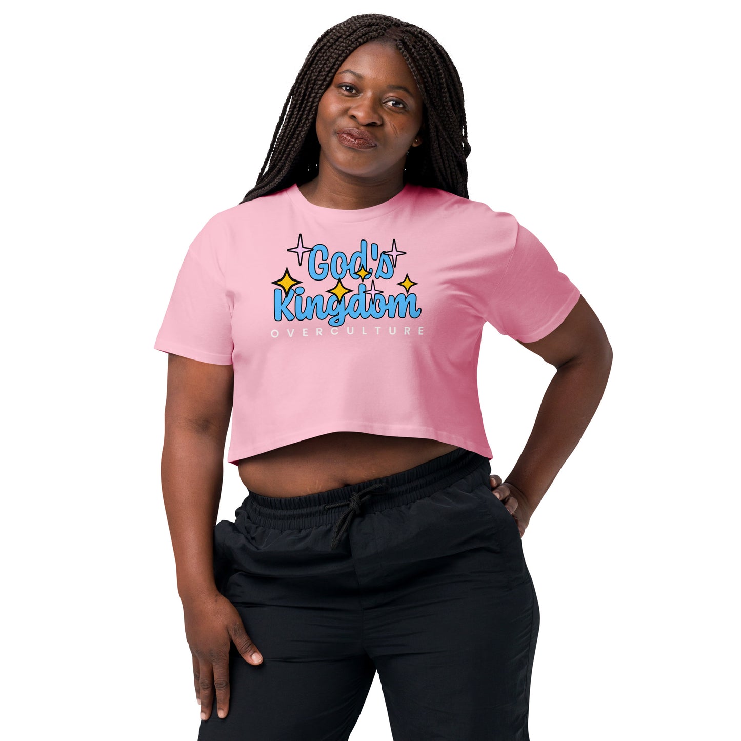 GOD'S KINGDOM OVER CULTURE- Women’s crop top