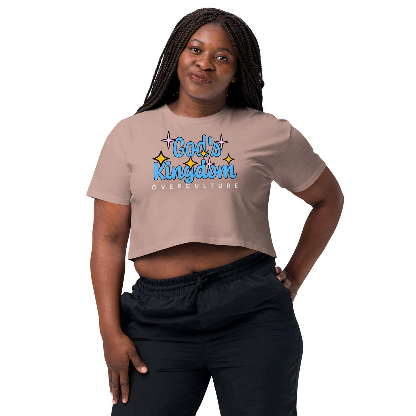 GOD'S KINGDOM OVER CULTURE- Women’s crop top