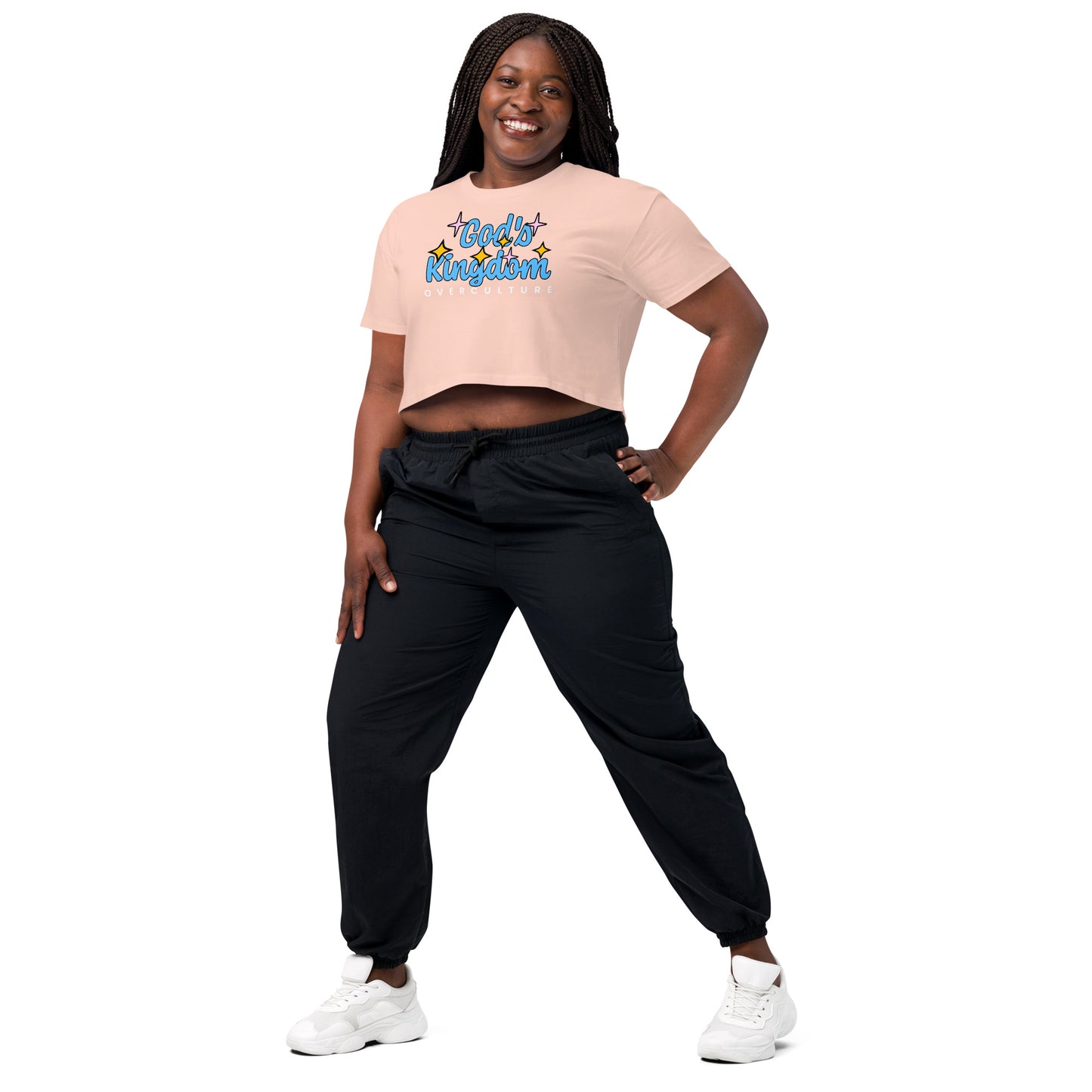 GOD'S KINGDOM OVER CULTURE- Women’s crop top