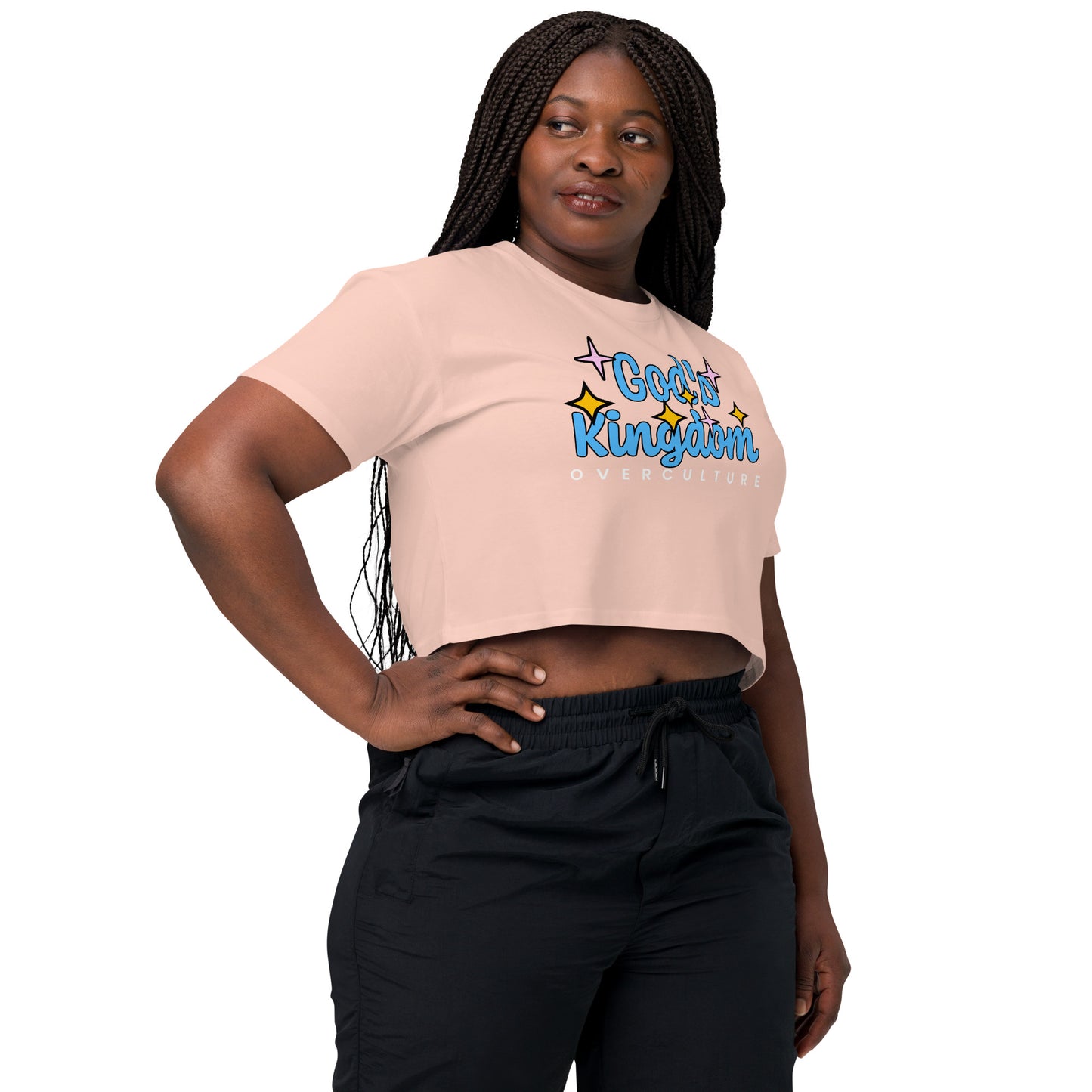 GOD'S KINGDOM OVER CULTURE- Women’s crop top