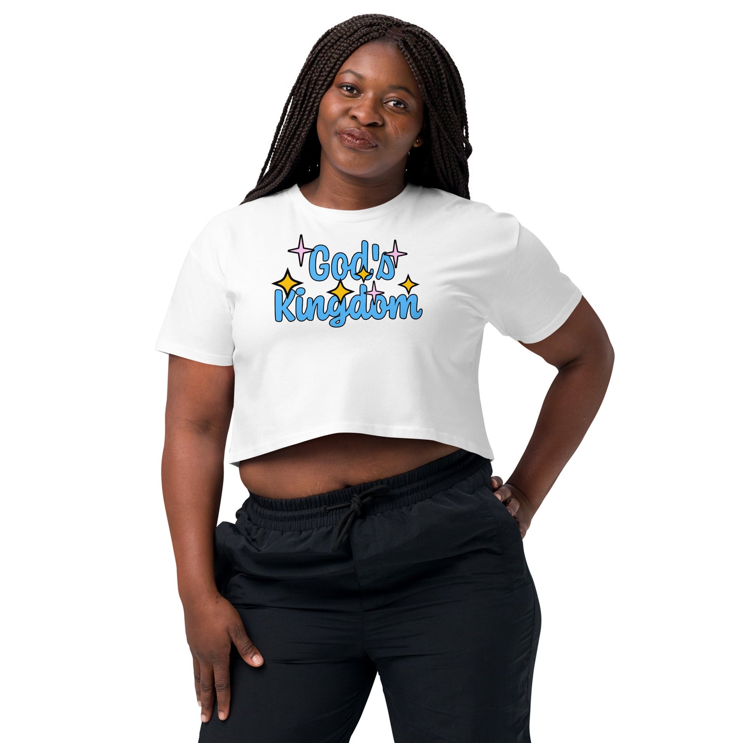 GOD'S KINGDOM OVER CULTURE- Women’s crop top