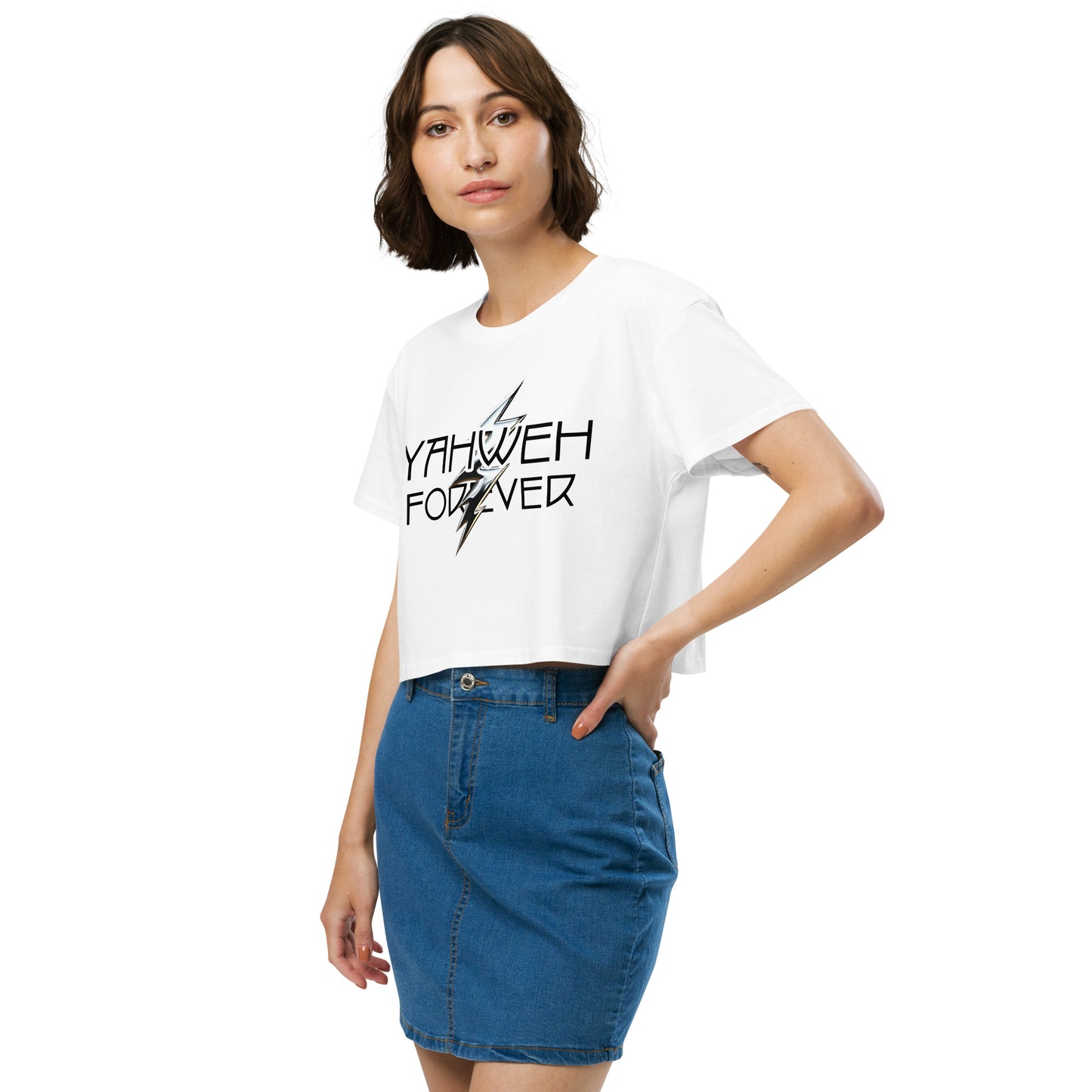 YAHWEH FOREVER- Women’s crop top