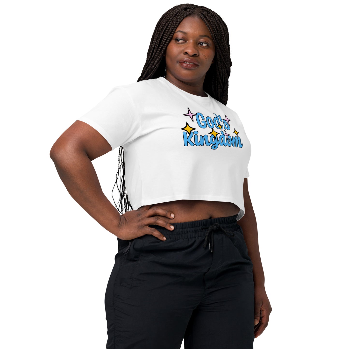 GOD'S KINGDOM OVER CULTURE- Women’s crop top