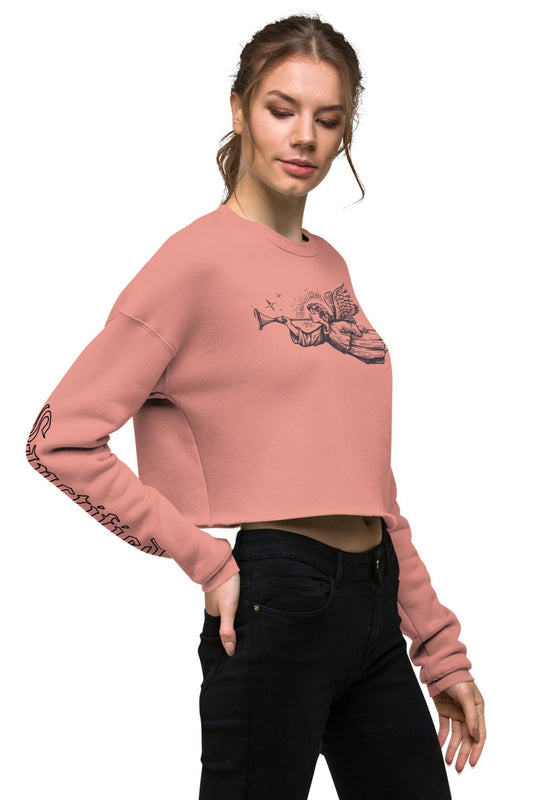 DO NOT WORRY- Crop Sweatshirt