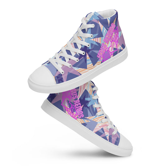 JESUS REIGNS- Women’s high top canvas shoes